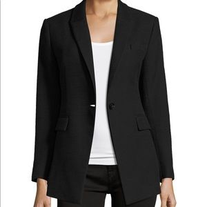NWT Theory Ettiennette Black Canvas Blazer, size 8